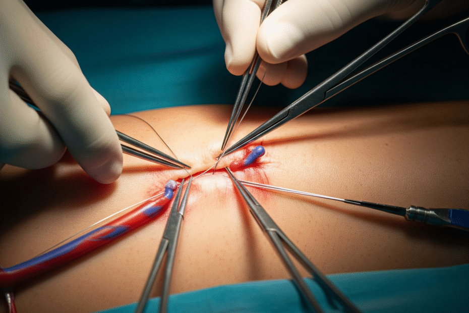 جراحة إصلاح الشرايين بعد الحوادث والإصابات